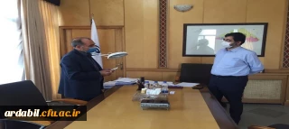 دیدار سرپرست دانشگاه فرهنگیان اردبیل با استاندار اردبیل