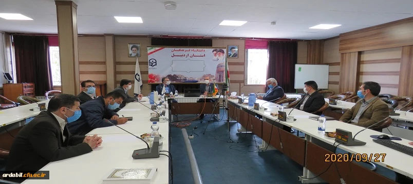 انعقاد تفاهم نامه فی مابین دانشگاه فرهنگیان استان با اداره کل فنی و حرفه ای اردبیل 5