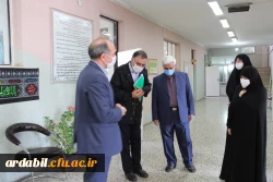 بازدید سرپرست مدیریت امور پردیس های استان از فرایند مصاحبه در پردیس بنت الهدی صدر 