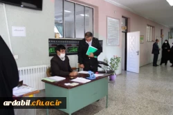 بازدید سرپرست مدیریت امور پردیس های استان از فرایند مصاحبه در پردیس بنت الهدی صدر 