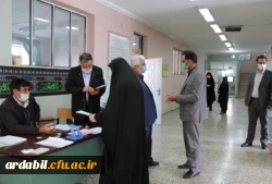 بازدید سرپرست مدیریت امور پردیس های استان از فرایند مصاحبه در پردیس بنت الهدی صدر 