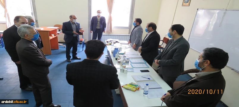 بازدید سرپرست دانشگاه فرهنگیان استان اردبیل از روند برگزاری مصاحبه داوطلبان ورود به دانشگاه فرهنگیان 3