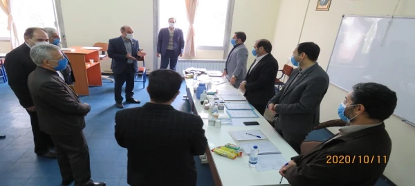 بازدید سرپرست دانشگاه فرهنگیان استان اردبیل از روند برگزاری مصاحبه داوطلبان ورود به دانشگاه فرهنگیان 2