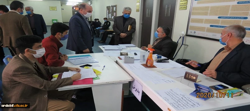 بازدید سرپرست دانشگاه فرهنگیان استان اردبیل از روند برگزاری مصاحبه داوطلبان ورود به دانشگاه فرهنگیان 3