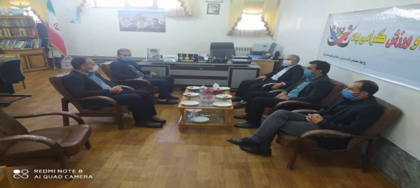 دیدار رئیس مرکز آموزش عالی آزادگان با سرپرست اداره ورزش و جوانان شهرستان نیر به مناسبت هفته تربیت بدنی 4