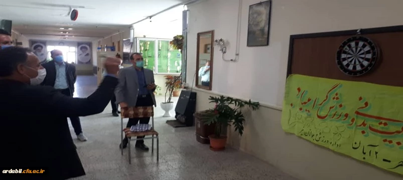 برگزار مسابقه دارت کارکنان مرکز آموزش عالی آزادگان نیر با اداره ورزش و جوانان شهرستان نیر 4