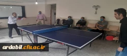 برگزاری مسابقات تنیس روی میز کارکنان مرکز آموزش عالی آزادگان نیر به مناسبت هفته تربیت بدنی 2