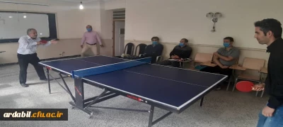 برگزاری مسابقات تنیس روی میز کارکنان مرکز آموزش عالی آزادگان نیر به مناسبت هفته تربیت بدنی