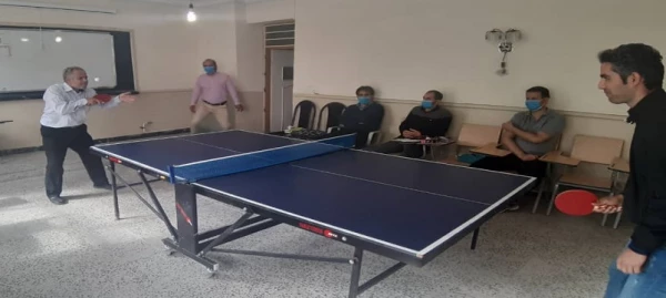 برگزاری مسابقات تنیس روی میز کارکنان مرکز آموزش عالی آزادگان نیر به مناسبت هفته تربیت بدنی 2