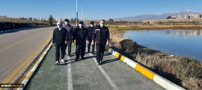 برگزاری همایش پیاده روی کارکنان دانشگاه فرهنگیان استان اردبیل به مناسبت هفته تربیت بدنی 3