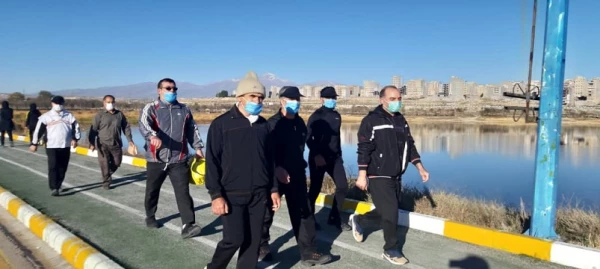 برگزاری همایش پیاده روی کارکنان دانشگاه فرهنگیان استان اردبیل به مناسبت هفته تربیت بدنی 4