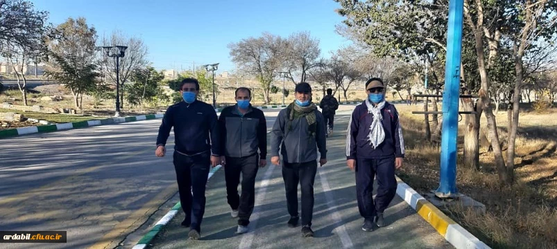 برگزاری همایش پیاده روی کارکنان دانشگاه فرهنگیان استان اردبیل به مناسبت هفته تربیت بدنی 8