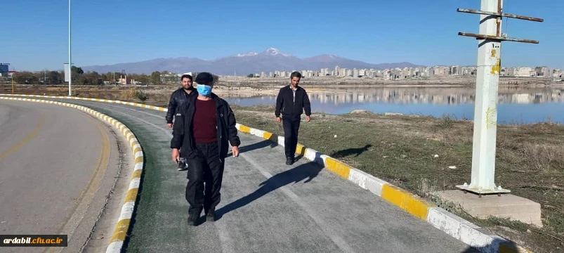 برگزاری همایش پیاده روی کارکنان دانشگاه فرهنگیان استان اردبیل به مناسبت هفته تربیت بدنی 11