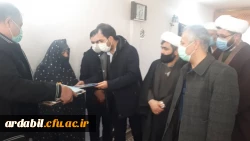 دیدار کارکنان مرکز آزادگان نیر  و مسئولان شهرستان با خانواده شهیدان صوابی 2