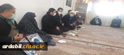دیدار کارکنان مرکز آزادگان نیر  و مسئولان شهرستان با خانواده شهیدان صوابی 6