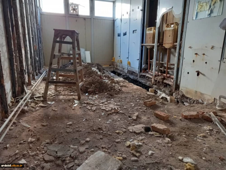 بازدید سرپرست دانشگاه فرهنگیان استان از پروژه های عمرانی در حال اجرای پردیس علامه طباطبایی 4