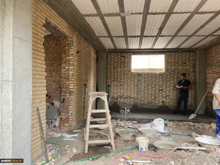 بازدید سرپرست دانشگاه فرهنگیان استان از پروژه های عمرانی در حال اجرای پردیس علامه طباطبایی 8