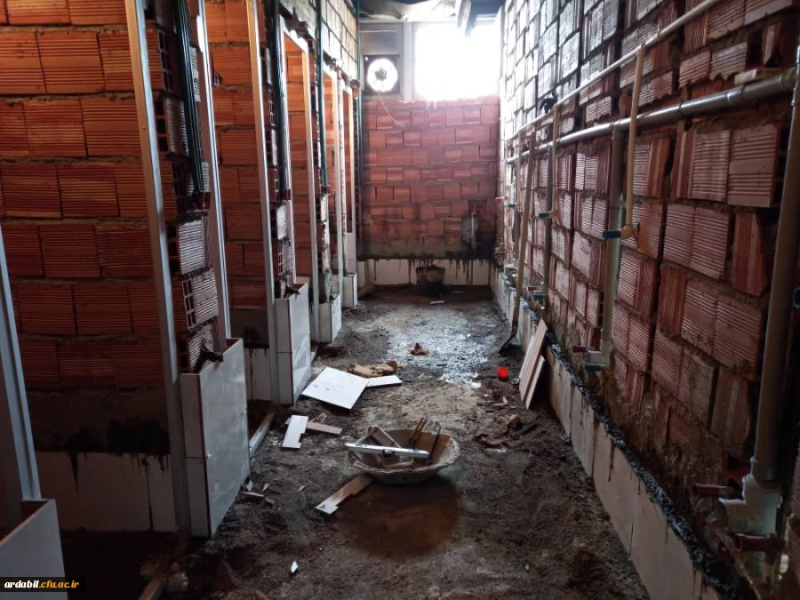 بازدید سرپرست دانشگاه فرهنگیان استان از پروژه های عمرانی در حال اجرای پردیس علامه طباطبایی 9