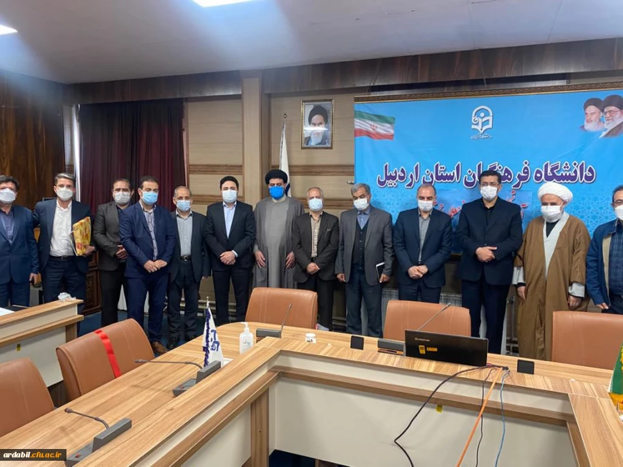 آیین تجلیل از اساتید و نومعلمان سرآمد دانشگاه فرهنگیان اردبیل 3