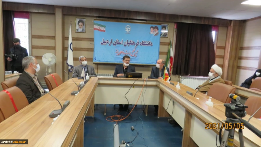 آیین تجلیل از اساتید و نومعلمان سرآمد دانشگاه فرهنگیان اردبیل 4