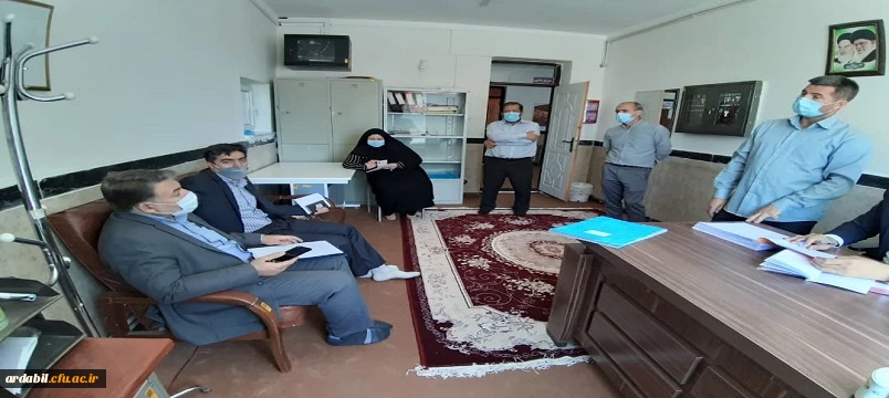 بازدید مدیر کل نظارت ارزیابی و تعالی سازمانی از واحد تابع دانشگاهی آزادگان نیر 12