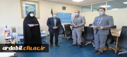 تقدیر سرپرست مدیریت امور پردیس های استان از مسئولین حراست دانشگاه فرهنگیان اردبیل 