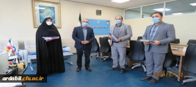 همزمان با روز حراست:

تقدیر سرپرست مدیریت امور پردیس های استان از مسئولین حراست دانشگاه فرهنگیان اردبیل 