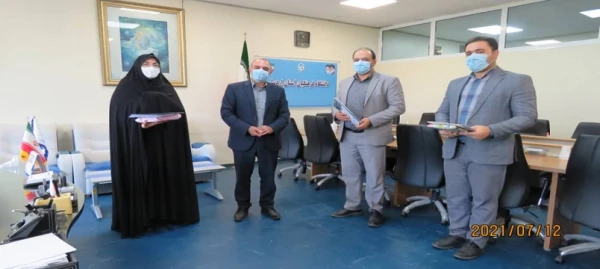 تقدیر سرپرست مدیریت امور پردیس های استان از مسئولین حراست دانشگاه فرهنگیان اردبیل 