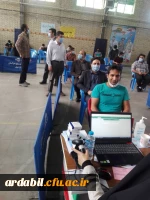 آغاز واکسیناسیون دانشجومعلمان، اساتید و کارکنان دانشگاه فرهنگیان اردبیل 