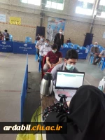 آغاز واکسیناسیون دانشجومعلمان، اساتید و کارکنان دانشگاه فرهنگیان اردبیل 