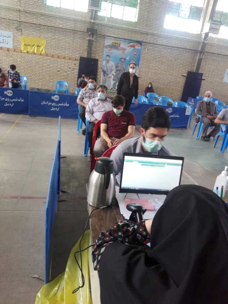 آغاز واکسیناسیون دانشجومعلمان، اساتید و کارکنان دانشگاه فرهنگیان اردبیل 