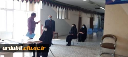 بازدید سرپرست مدیریت امور پردیس های استان از محل مصاحبه داوطلبان ورود به دانشگاه فرهنگیان اردبیل 1400