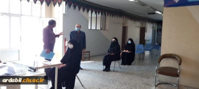 بازدید سرپرست مدیریت امور پردیس های استان از محل مصاحبه داوطلبان ورود به دانشگاه فرهنگیان اردبیل 1400