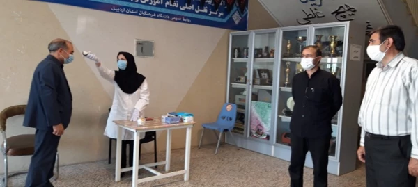 بازدید سرپرست مدیریت امور پردیس های استان از محل مصاحبه داوطلبان ورود به دانشگاه فرهنگیان اردبیل 1400