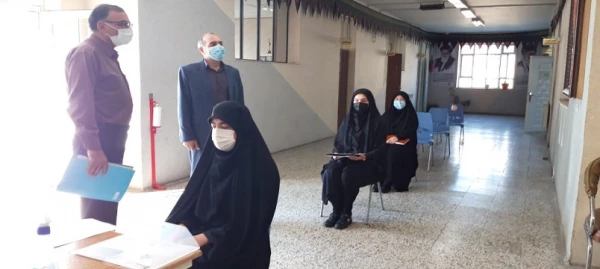 بازدید سرپرست مدیریت امور پردیس های استان از محل مصاحبه داوطلبان ورود به دانشگاه فرهنگیان اردبیل 1400