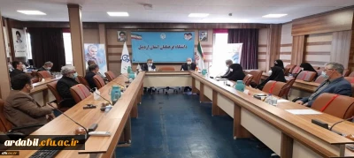 در دانشگاه فرهنگیان اردبیل برگزار شد:

جلسه هم اندیشی عضو هیات رئیسه دانشگاه فرهنگیان با اساتید در آستانه سال تحصیلی 1400