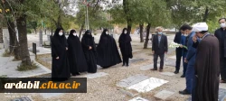 مراسم زیارت و عطرفشانی قبور شهدای استان