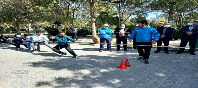 برگزاری همایش پیاده روی و مسابقات طناب کشی دانشگاه فرهنگیان اردبیل