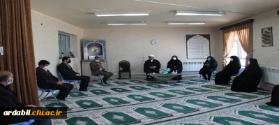 بازدید مسئول نمایندگی نهاد مقام معظم رهبری دانشگاه فرهنگیان اردبیل از پردیس بنت الهدی صدر 
