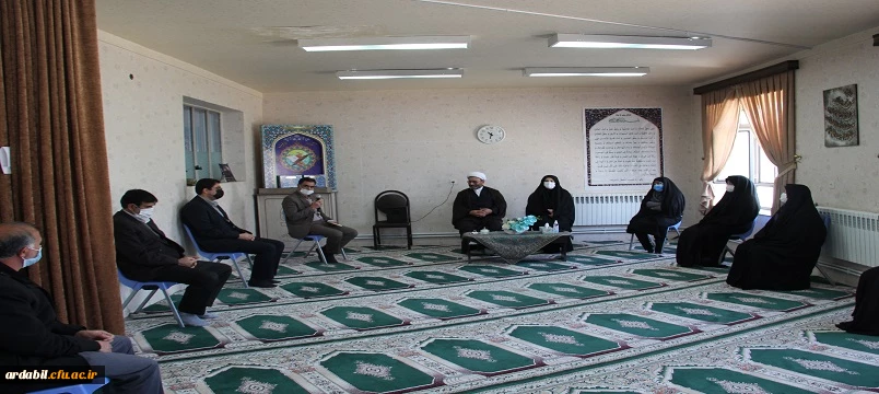 بازدید مسئول نمایندگی نهاد مقام معظم رهبری دانشگاه فرهنگیان اردبیل از پردیس بنت الهدی صدر 