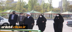 بازدید مسئول نمایندگی نهاد مقام معظم رهبری دانشگاه فرهنگیان اردبیل از پردیس بنت الهدی صدر 
