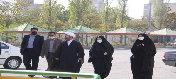 بازدید مسئول نمایندگی نهاد مقام معظم رهبری دانشگاه فرهنگیان اردبیل از پردیس بنت الهدی صدر 