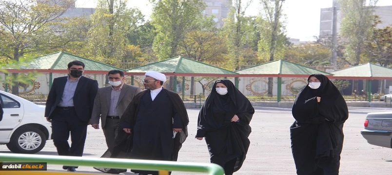 بازدید مسئول نمایندگی نهاد مقام معظم رهبری دانشگاه فرهنگیان اردبیل از پردیس بنت الهدی صدر 