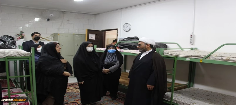بازدید مسئول نمایندگی نهاد مقام معظم رهبری دانشگاه فرهنگیان اردبیل از پردیس بنت الهدی صدر 
