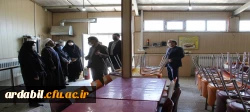 بازدید مسئول نمایندگی نهاد مقام معظم رهبری دانشگاه فرهنگیان اردبیل از پردیس بنت الهدی صدر 
