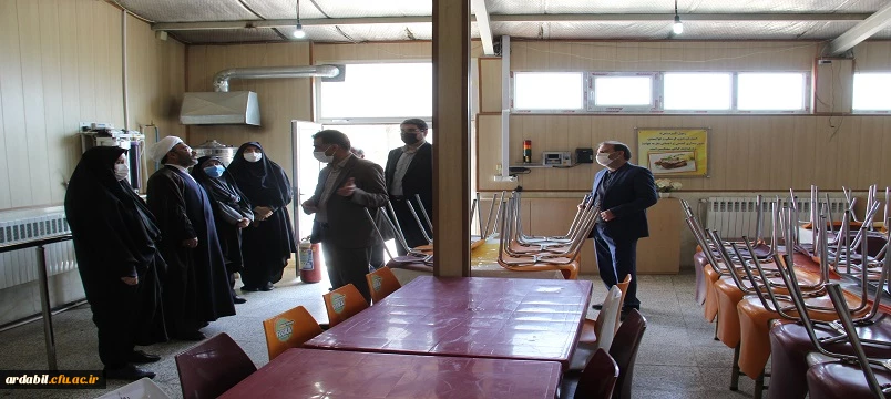 بازدید مسئول نمایندگی نهاد مقام معظم رهبری دانشگاه فرهنگیان اردبیل از پردیس بنت الهدی صدر 