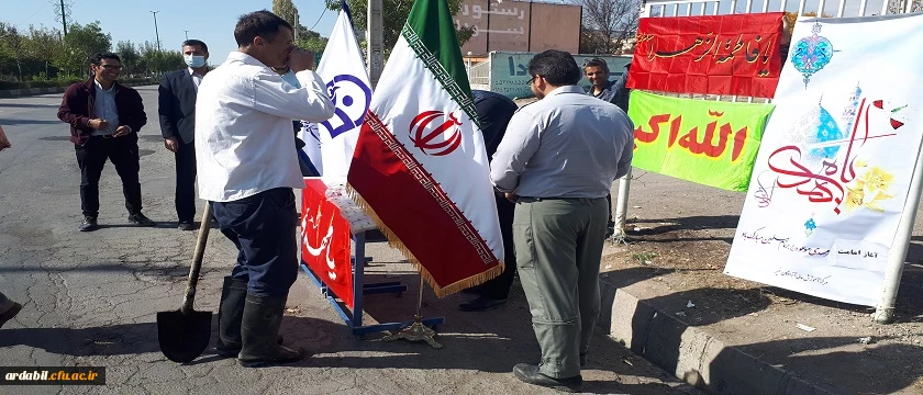 برپایی ایستگاه صلواتی به مناسبت آغاز امامت حضرت مهدی (عج) 2