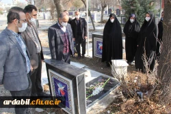 غبارروبی و عطرافشانی مزار شهدا به مناسبت هفته بسیج  4
