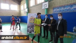  مسابقه ورزشی فوتسال در پردیس علامه طباطبایی 