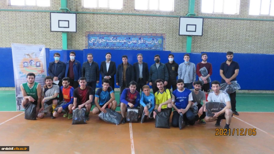  مسابقه ورزشی فوتسال در پردیس علامه طباطبایی 